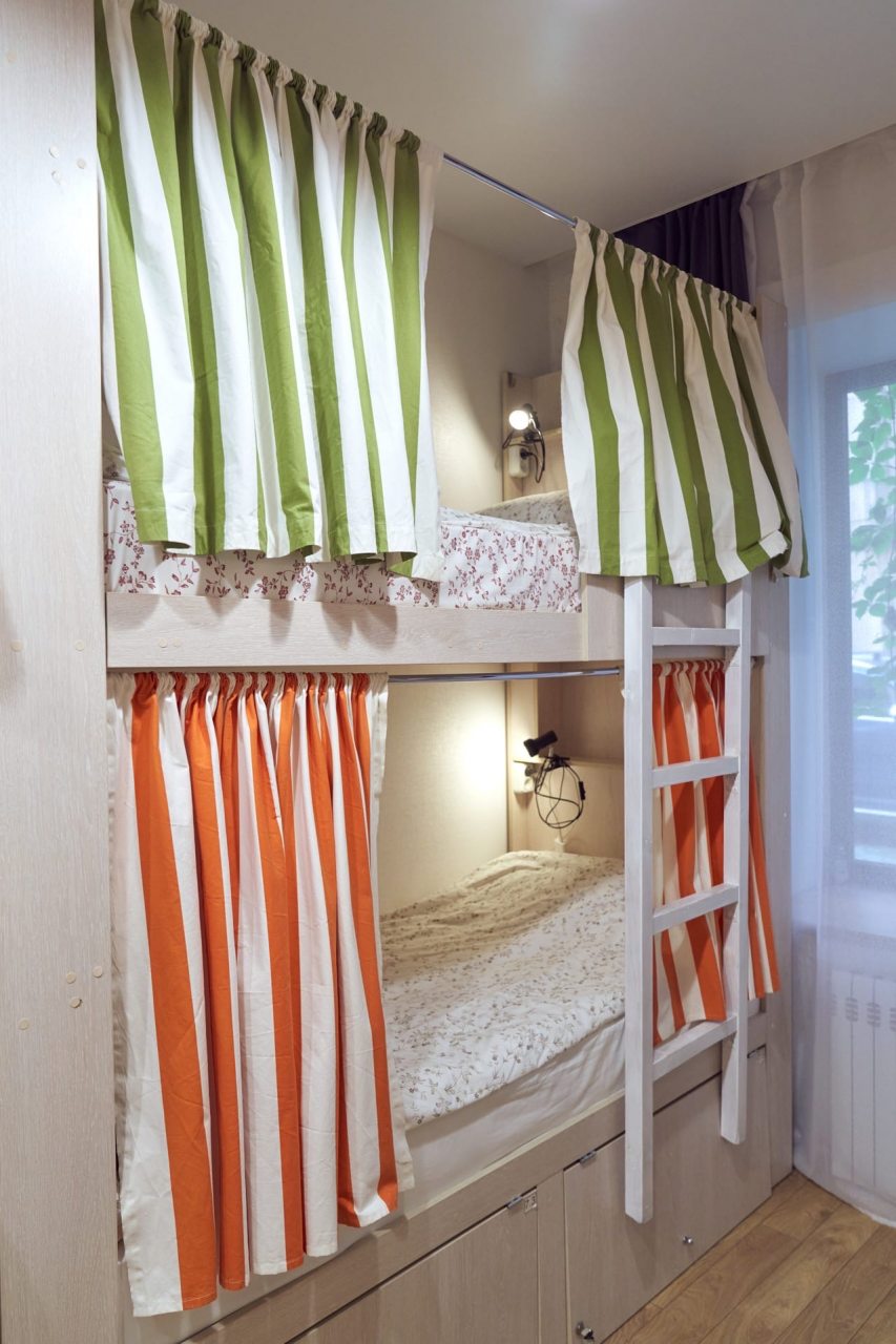 Пятиместный (С удобствами в номере и доп местом), Хостел Bigland