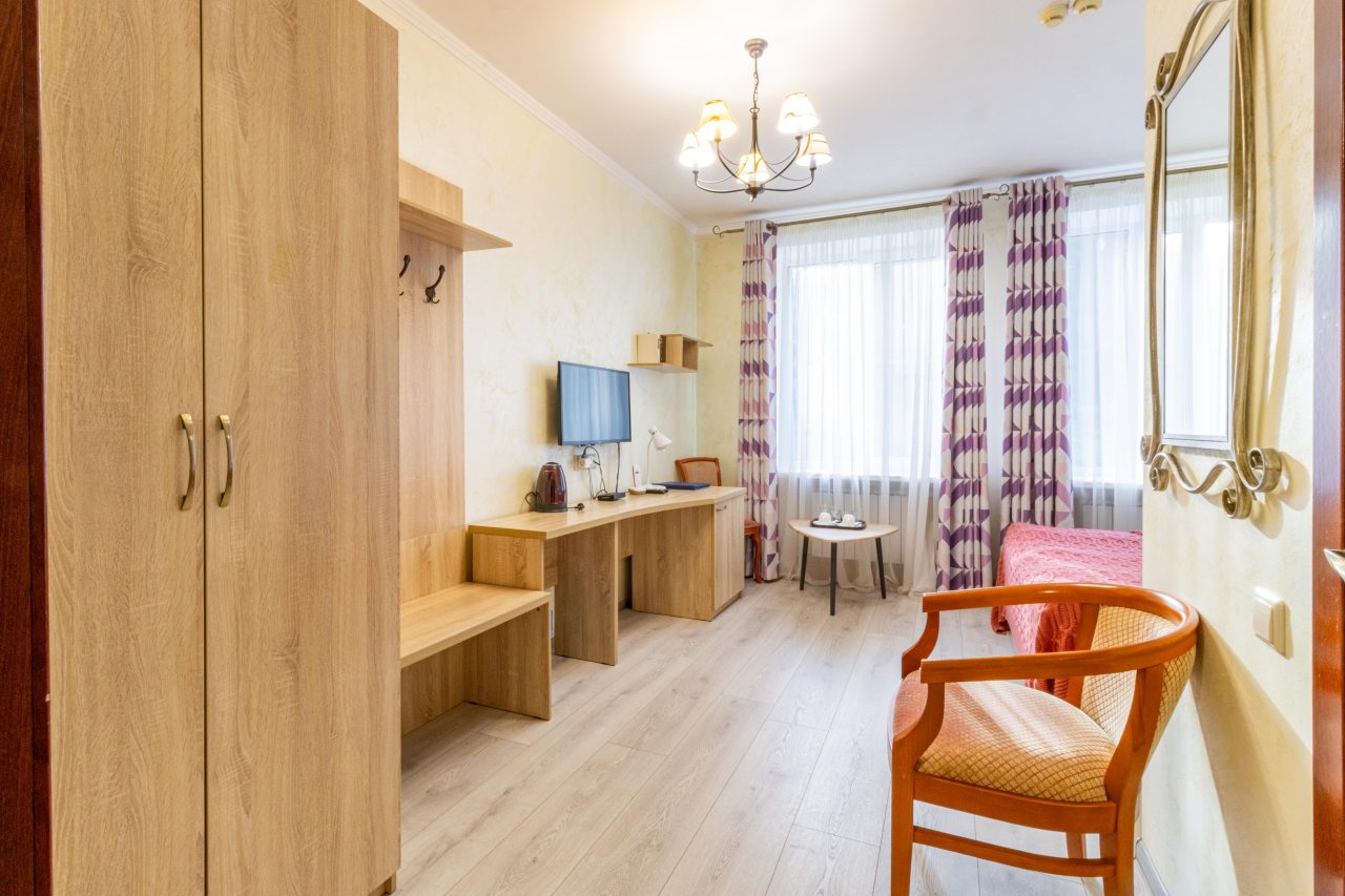 Двухместный (Евростандарт с двуспальной кроватью), Отель Серебряный век