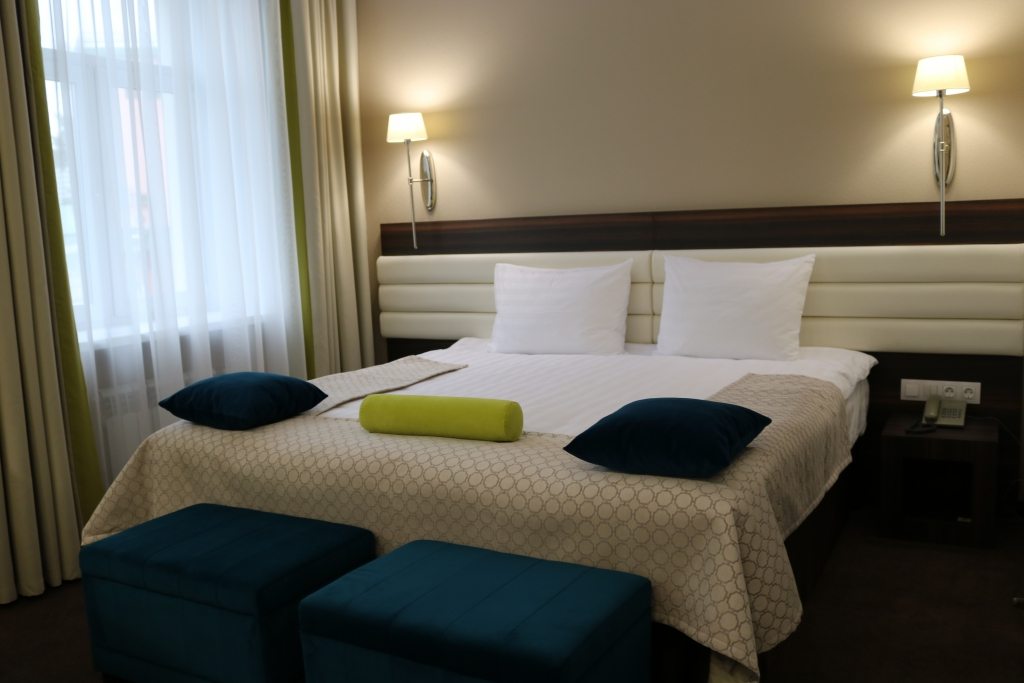 Двухместный (Комфорт с 1 двуспальной кроватью или 2 отдельными кроватями) гостиницы Славянка Москва