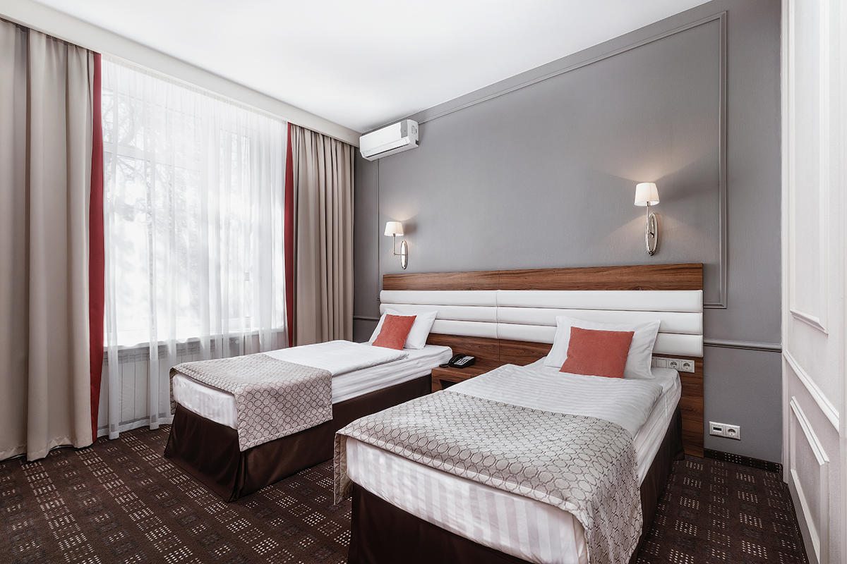 Размещение с раздельными кроватями.