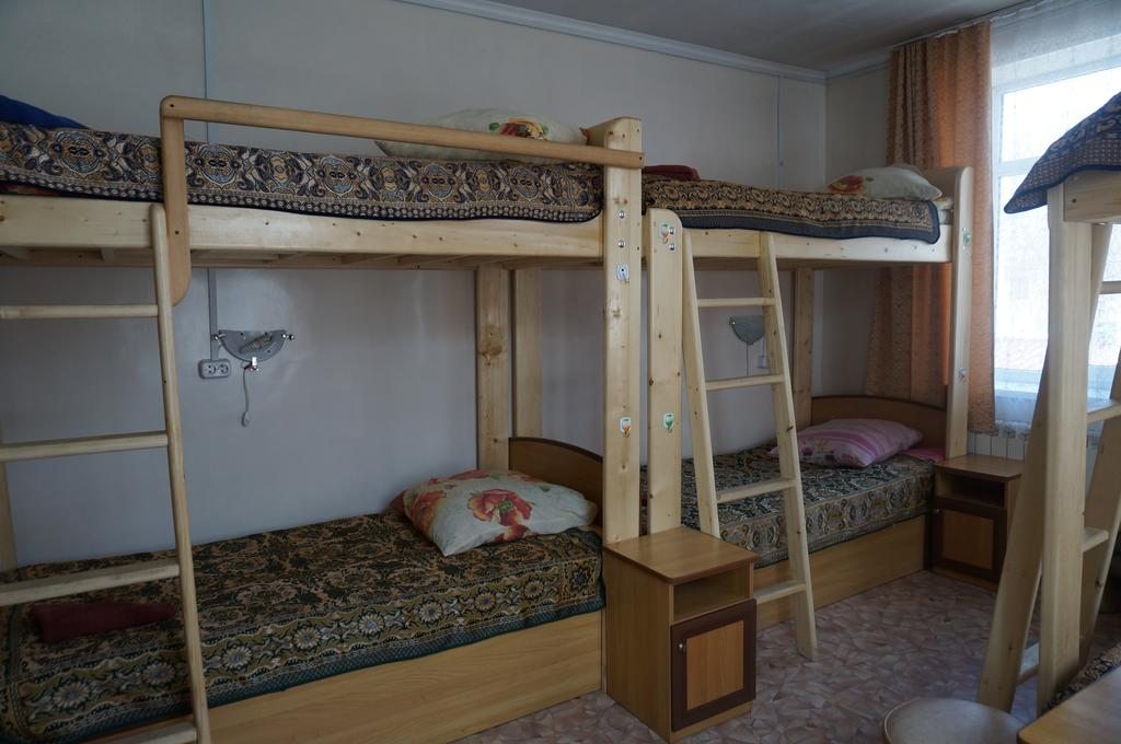 Номер (Спальное место на двухъярусной кровати в общем номере для мужчин и женщин) мотеля Блюз, Уссурийск