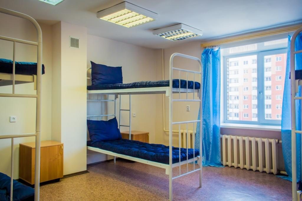 Номер (Спальное место на двухъярусной кровати в общем номере для женщин) хостела Как дома, Ангарск