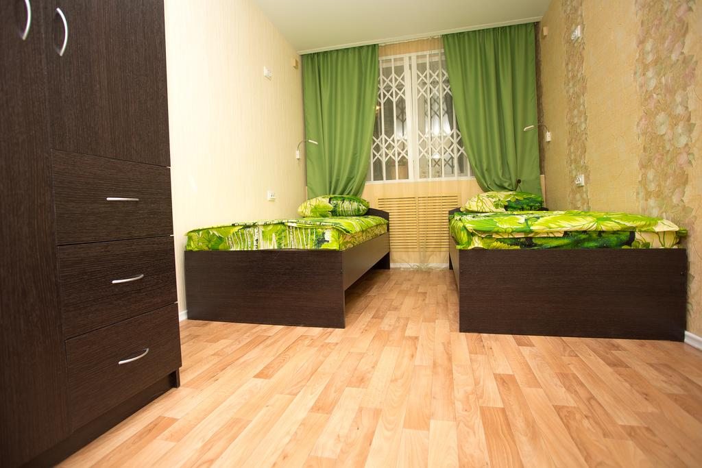 Двухместный (Бюджетный двухместный номер с 2 отдельными кроватями) хостела Европейский, Новосибирск