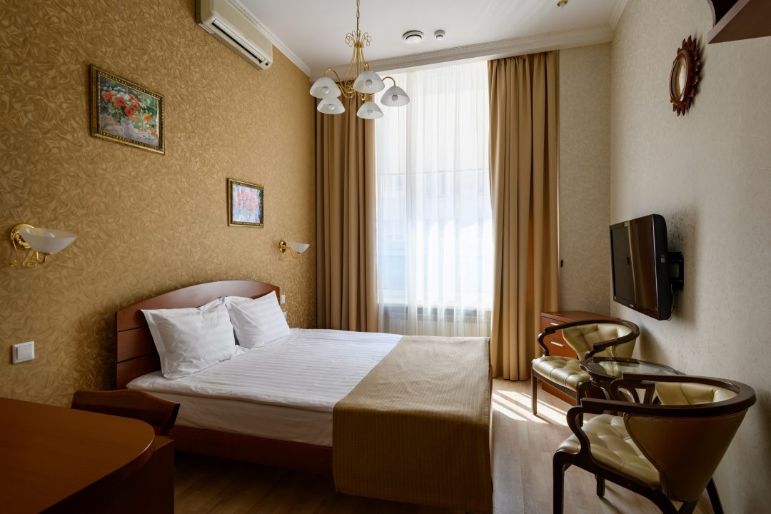 Двухместный (Двухместный номер «Комфорт» с 1 кроватью) гостиницы Золотое Руно, Новосибирск