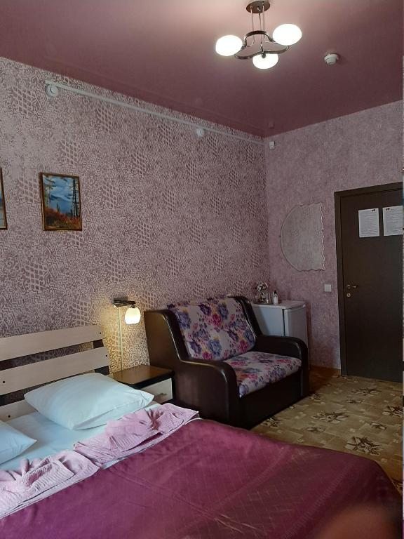Двухместный (Большой двухместный номер) хостела Брусника, Иркутск