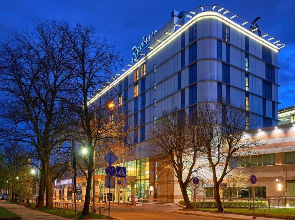 Фасад отеля Radisson Blu Hotel Kaliningrad