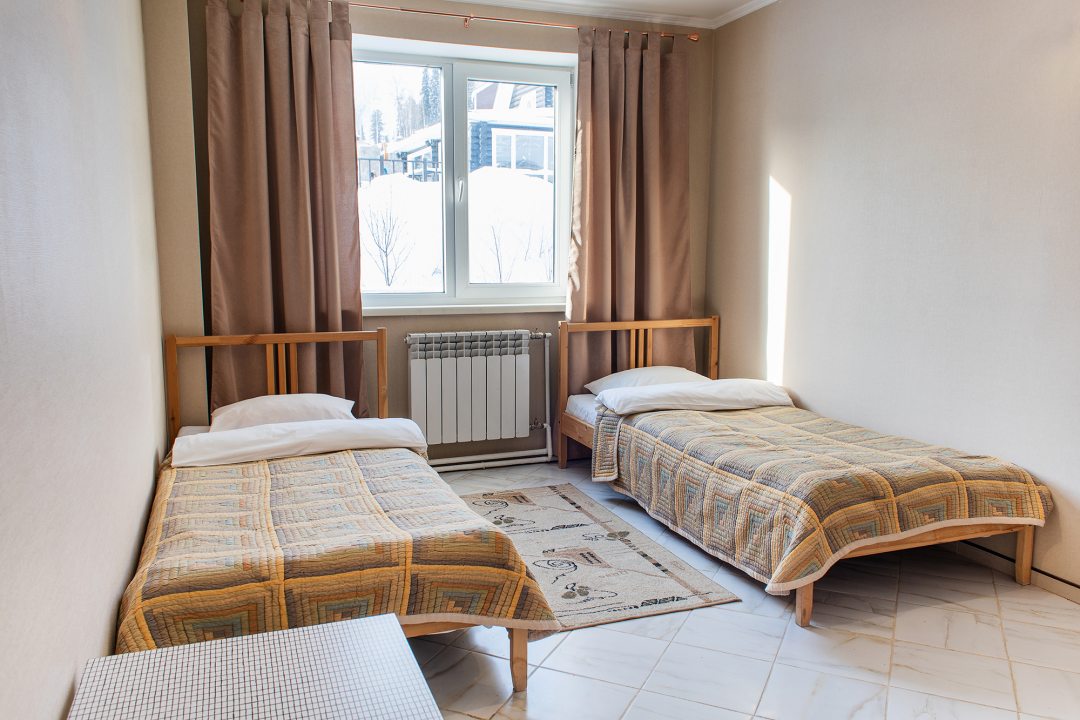 Двухместный (Стандартный двухместный номер с 2 отдельными кроватями) отеля Malca, Шерегеш