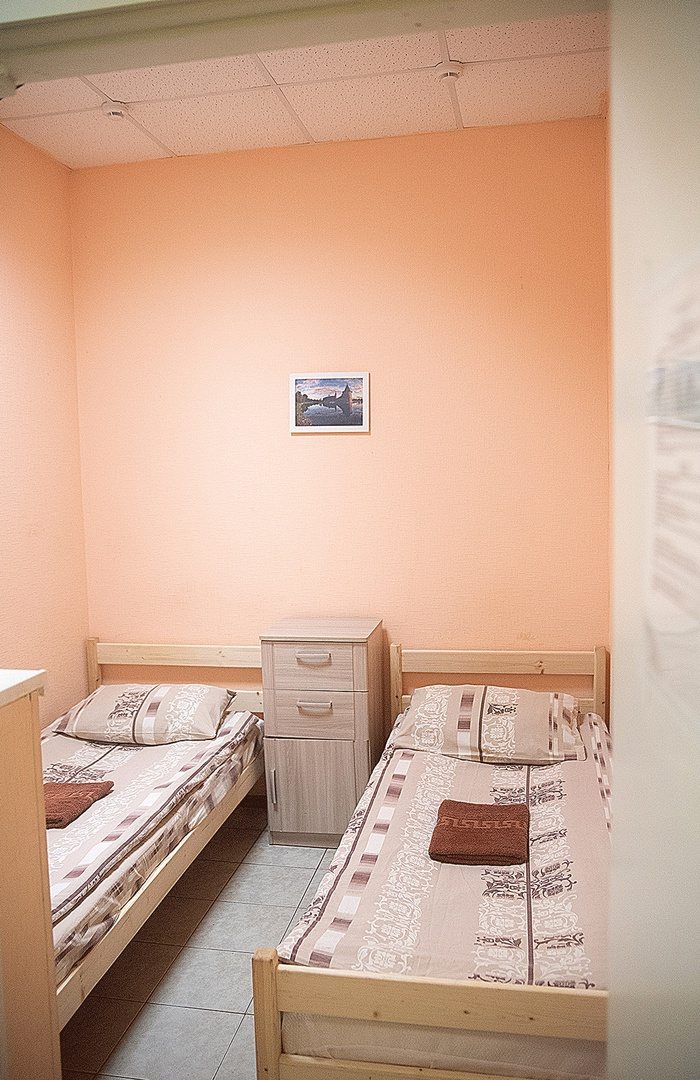 Двухместный (Двухместный номер с двумя отдельными кроватями) хостела Древний Псков