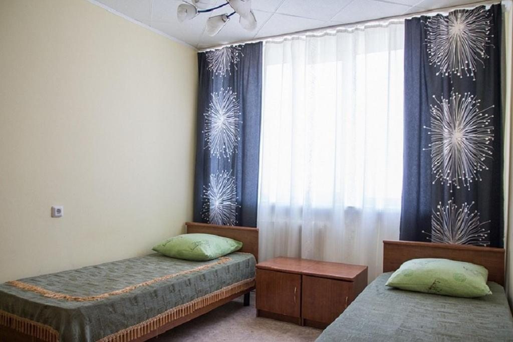 Двухместный (Двухместный номер с 2 отдельными кроватями и душем) отеля Аэроотель, Богашево