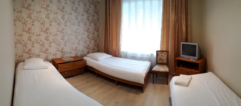 Трехместный (С тремя односпальными кроватями) гостиницы Престиж, Пермь