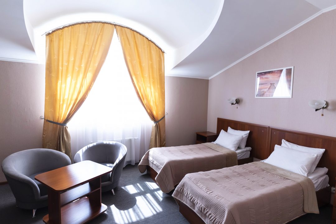 Двухместный (Двухместный номер с 2 отдельными кроватями) отеля Корона, Георгиевск