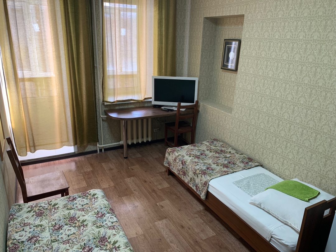 Двухместный (Twin, С общей ванной комнатой) мини-отеля Акспай, Казань