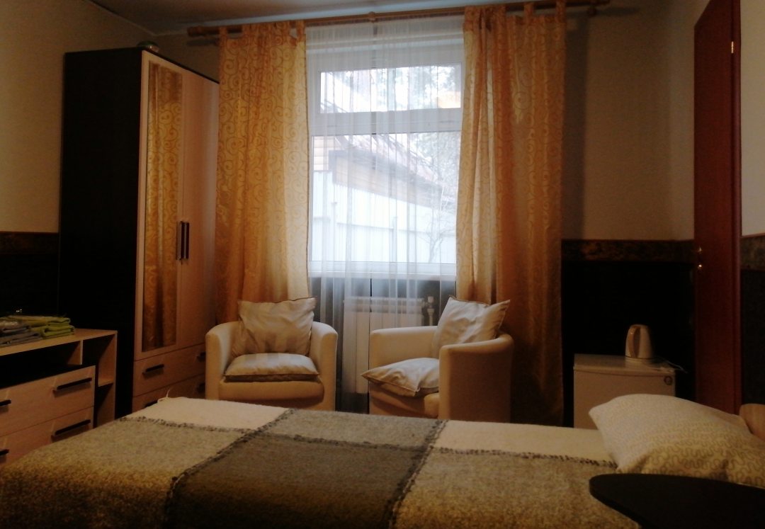 Двухместный (Стандартный двухместный номер с 2 отдельными кроватями) гостевого дома На Королева, Раменское