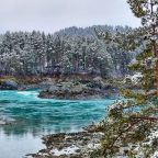 Вид на реку, Парк-Отель Манжерок на Береговой