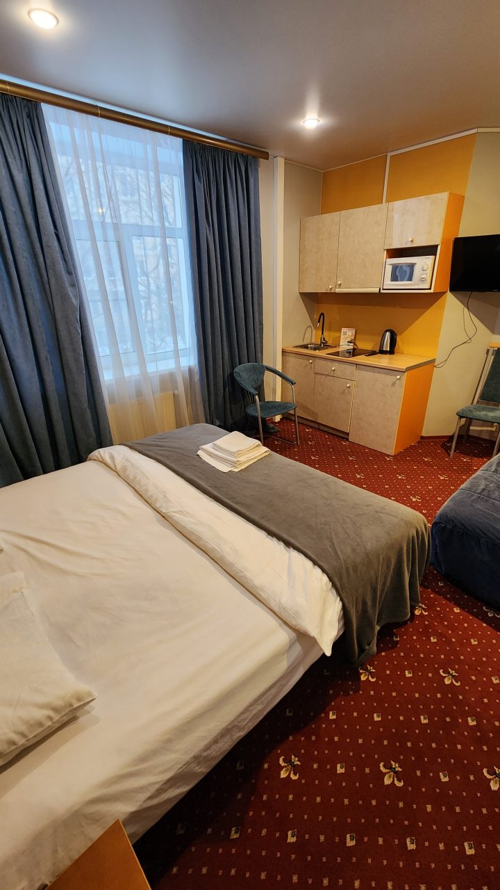 Двухместный (Улучшенный Стандарт с одной двуспальной или двумя раздельными кроватями), Отель Акцент