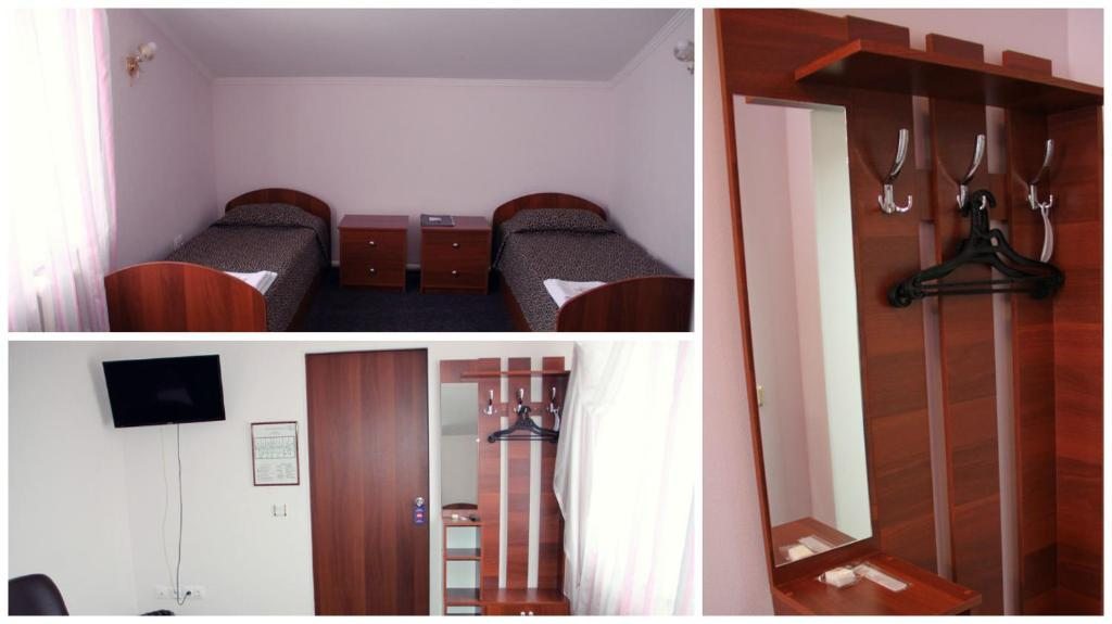 Двухместный (Двухместный номер с 2 отдельными кроватями и общей ванной комнатой) отеля Визит, Ишим