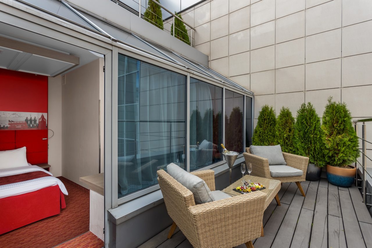 Двухместный (Улучшенный с террасой), Отель Red Stars