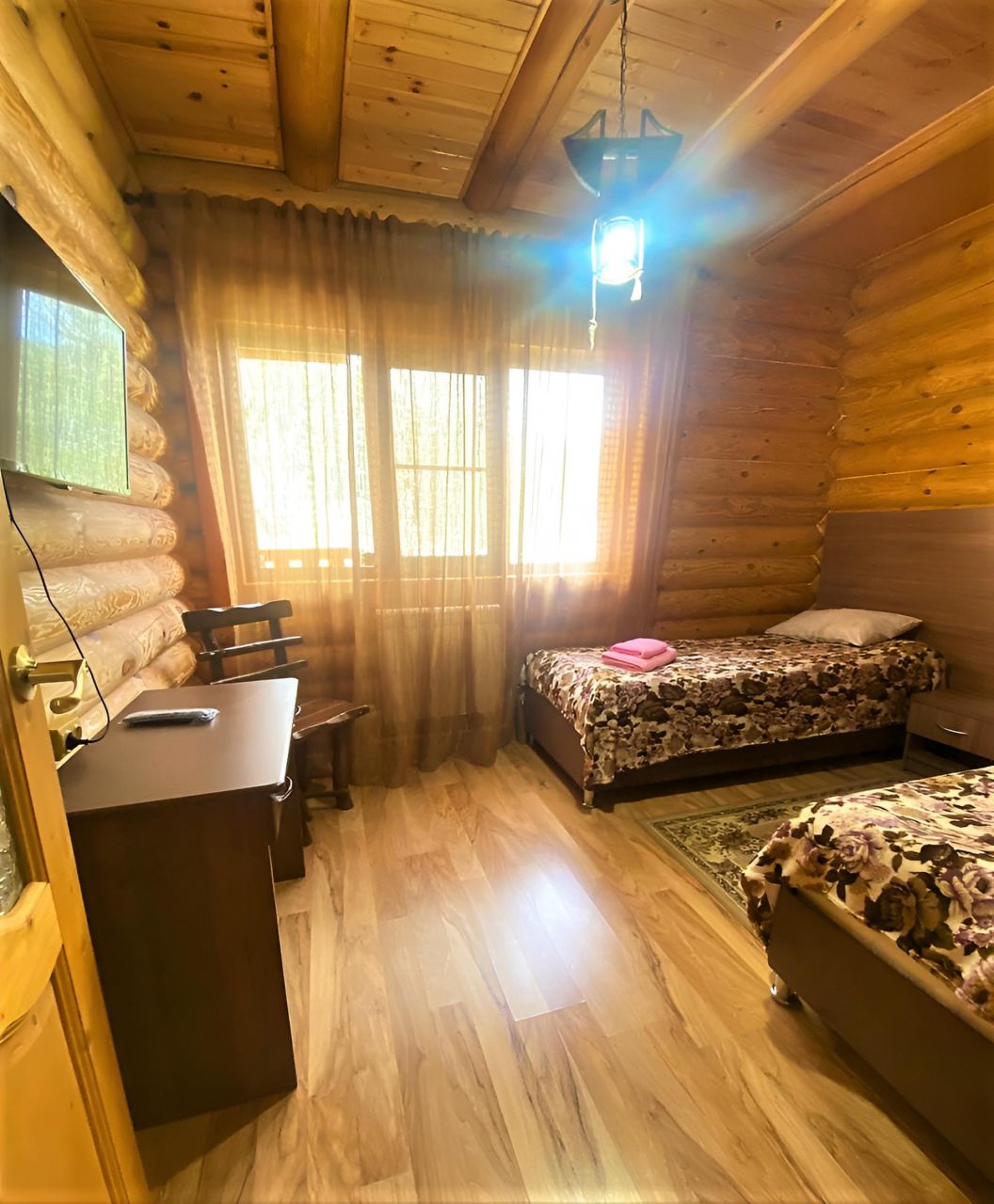 Двухместный (Двухместный номер с 2 отдельными кроватями), Гостевой дом Ирбис