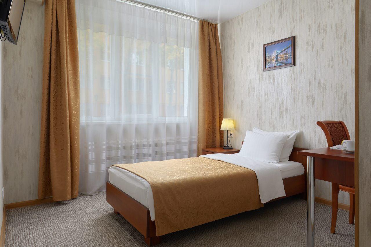 Одноместный (Номер 1 категории Стандарт) гостиницы Автозаводская, Нижний Новгород