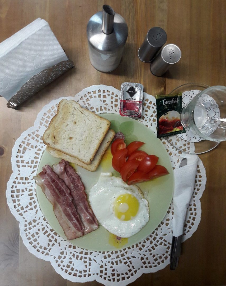 Континентальный завтрак, Хостел Белый Тополь