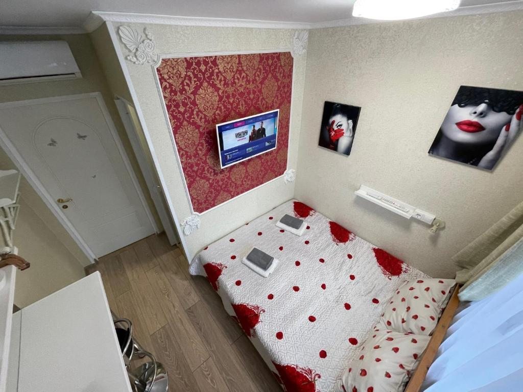 Двухместный (Двухместный номер с 1 кроватью и собственной ванной комнатой) хостела В тапочках, Казань