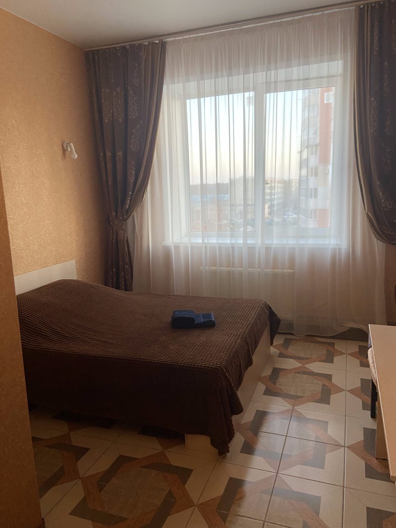 Двухместный (Комфорт с 1 кроватью и душем) гостиницы Залесный, Казань