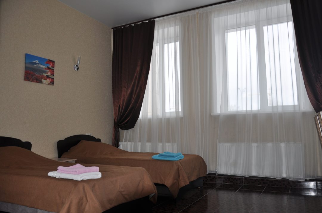 Двухместный (Комфорт с 2 кроватями) гостиницы Залесный, Казань