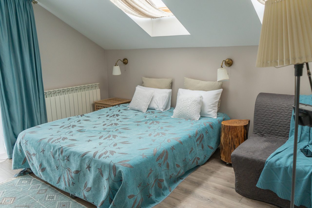 Двухместный (Двухместный номер с 1 двуспальной кроватью и раскладным креслом.), Арт-отель Скворечник