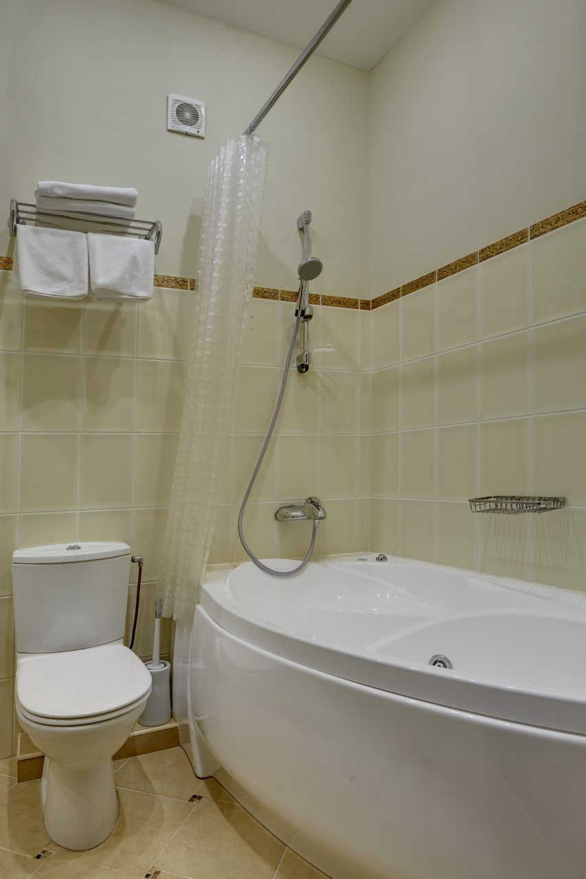 Ванная комната номера Де Люкс с джакузи