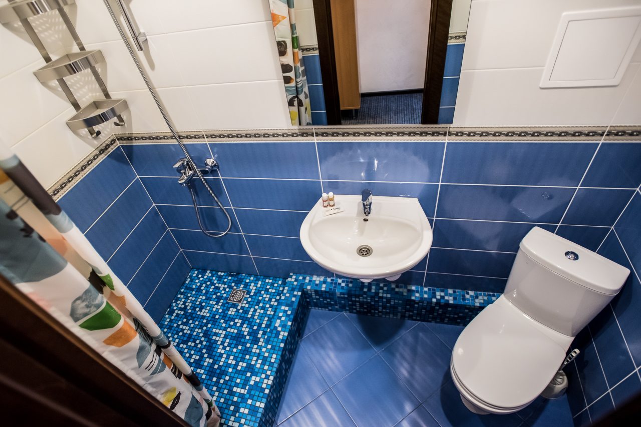 Свой душ и туалет