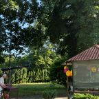 Беседка с мангальной зоной