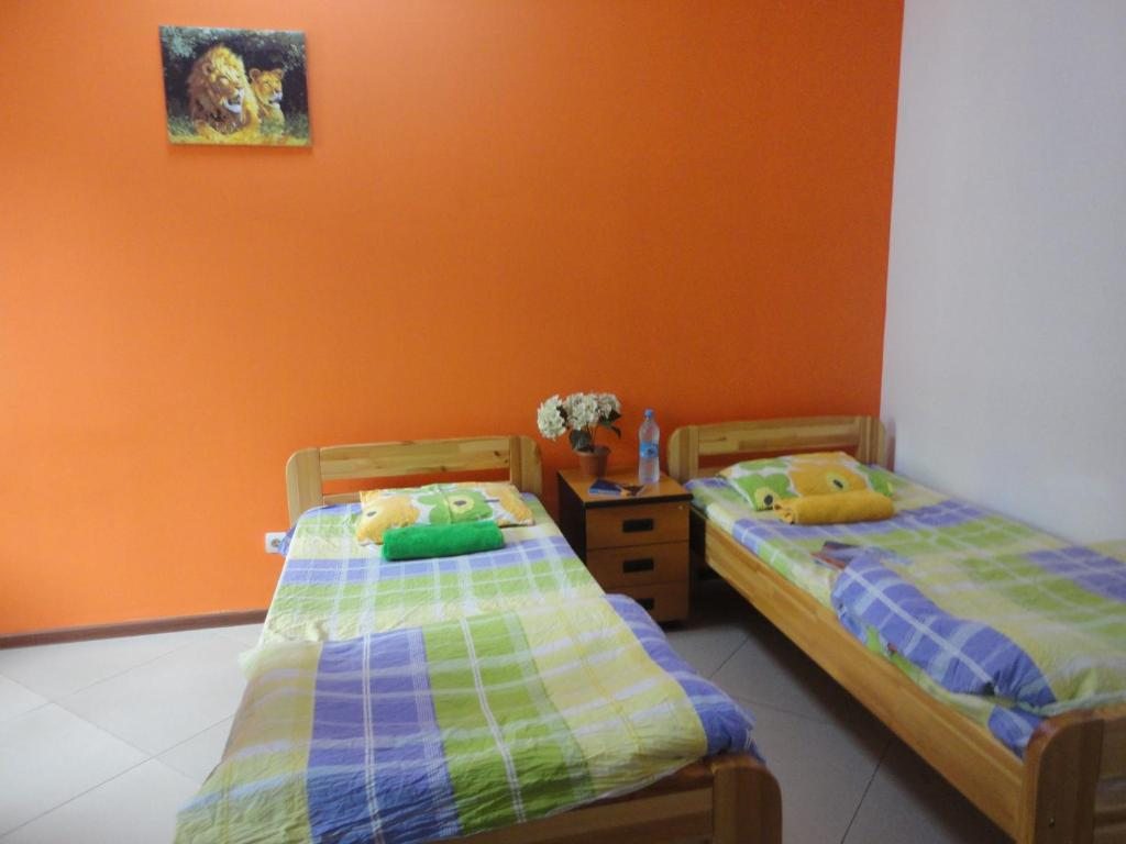 Двухместный (Двухместный номер с 2 отдельными кроватями и собственной ванной комнатой) хостела Amigo, Алматы