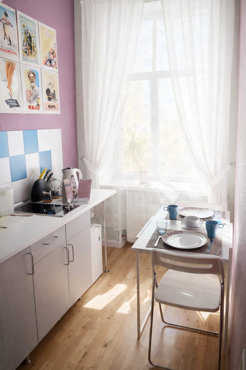 Двухместный (C собственной мини - кухней (Roma)), Гостевые комнаты и апартаменты Пио на Моховой