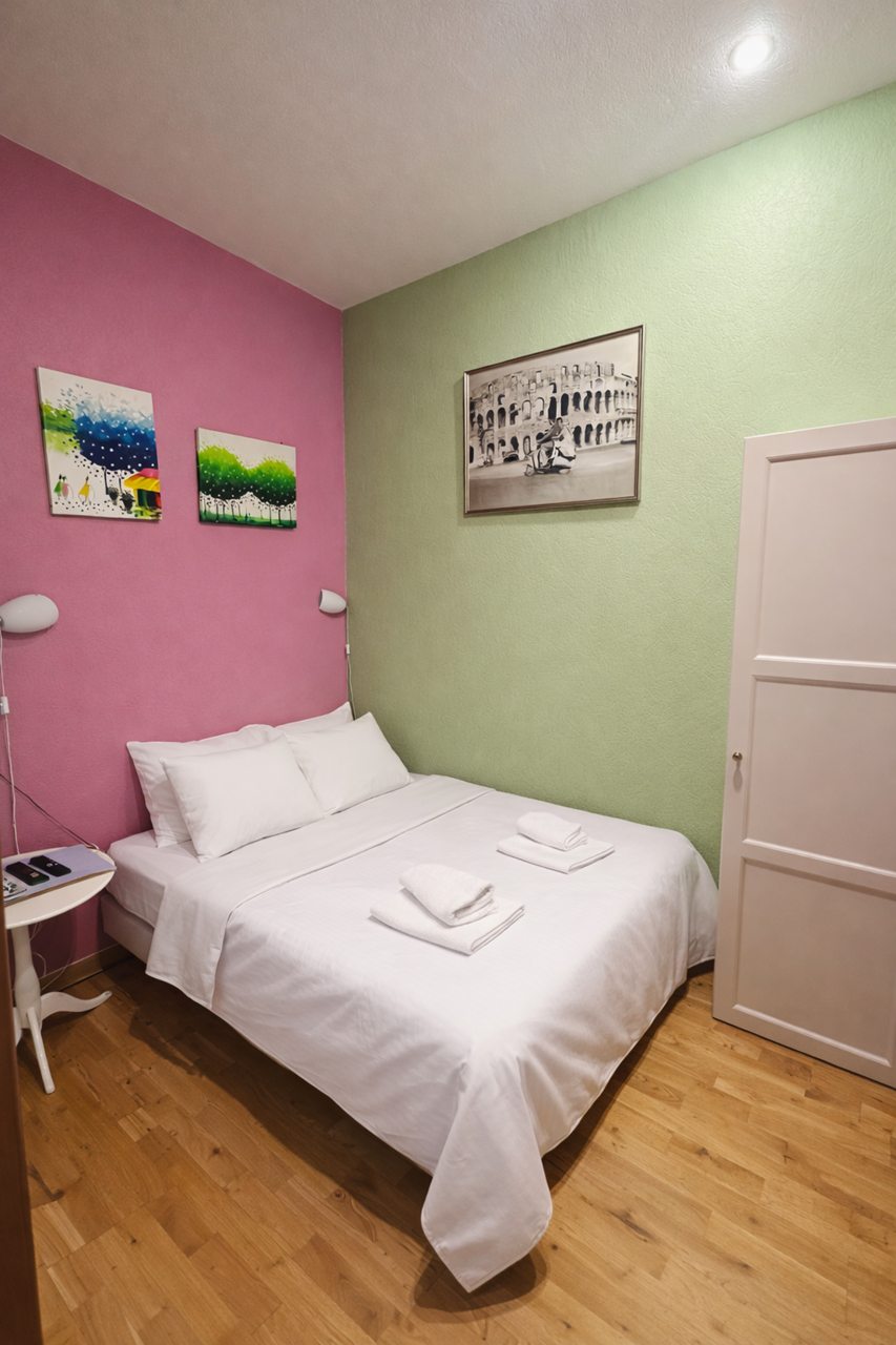 Двухместный (C собственной мини - кухней (Roma)), Гостевые комнаты и апартаменты Пио на Моховой