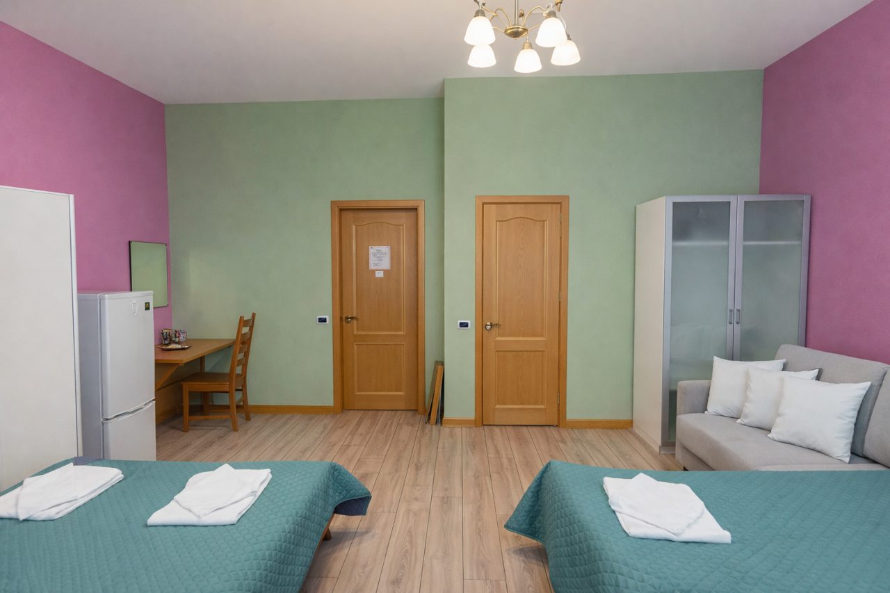 Четырехместный (Capri - Sorrento), Гостевые комнаты и апартаменты Пио на Моховой