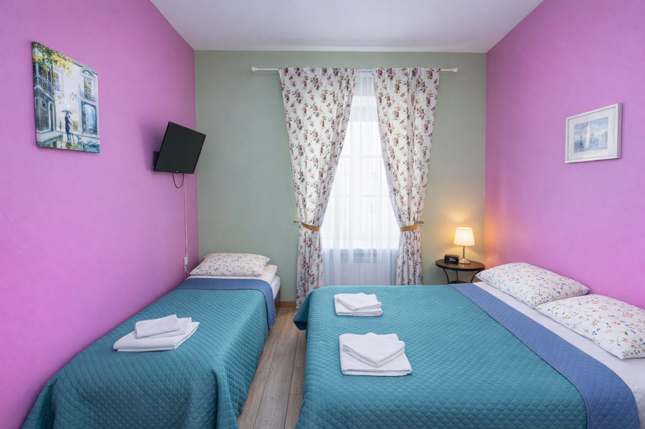 Трехместный (Padula - Conca), Гостевые комнаты и апартаменты Пио на Моховой