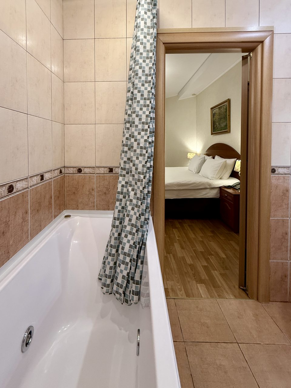 Двухместный (Улучшенный номер с 1 кроватью или 2 отдельными кроватями), Отель Вера