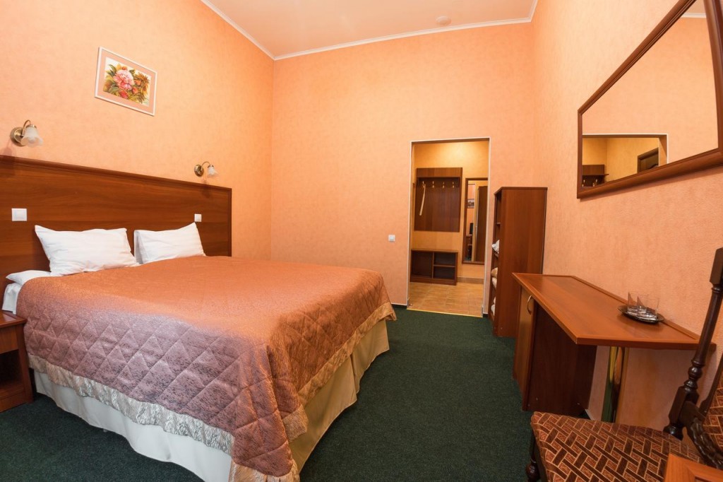 Двухместный номер Делюкс с 1 кроватью и дополнительной кроватью в отеле «Империя Парк», Санкт-Петербург. Гостиница Империя Парк