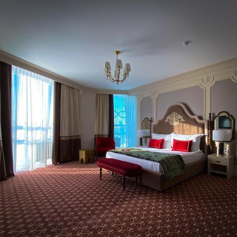 Двухместный (Двухместный номер бизнес-класса с 1 кроватью и доступом в тренажерный зал) отеля Жумбактас Астана