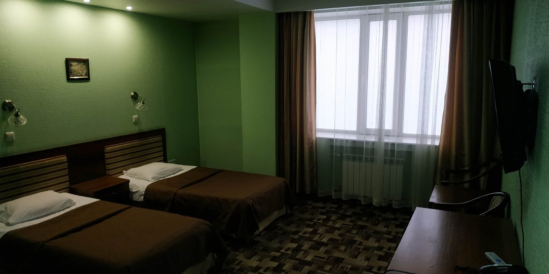 Двухместный (Стандартный двухместный номер с 2 отдельными кроватями) отеля Аврора, Новосибирск