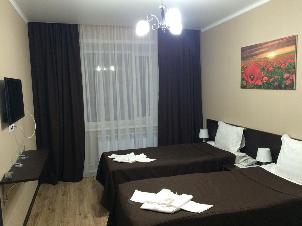 Двухместный (Двухместный номер с 2 отдельными кроватями и душем) гостиницы Отырар, Астана