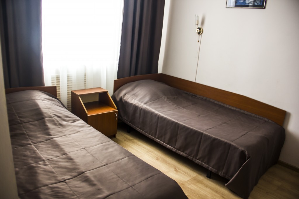 Двухместный (Стандарт, С 2 отдельными кроватями) гостиницы Вираж, Брянск