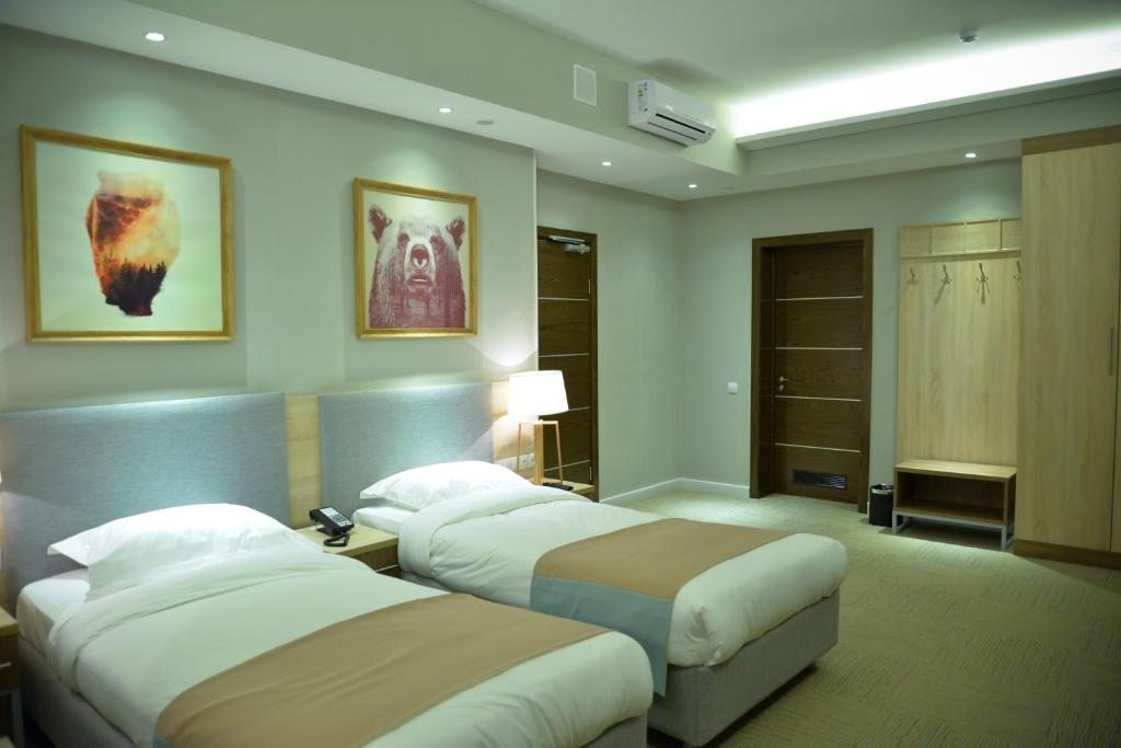 Двухместный (Двухместный номер с 2 отдельными кроватями) отеля GREEN Which, Кокшетау