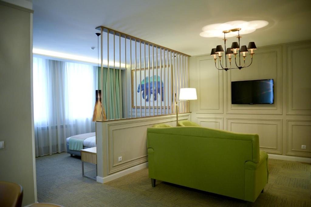 Двухместный (Двухместный номер Делюкс с 1 кроватью) отеля GREEN Which, Кокшетау