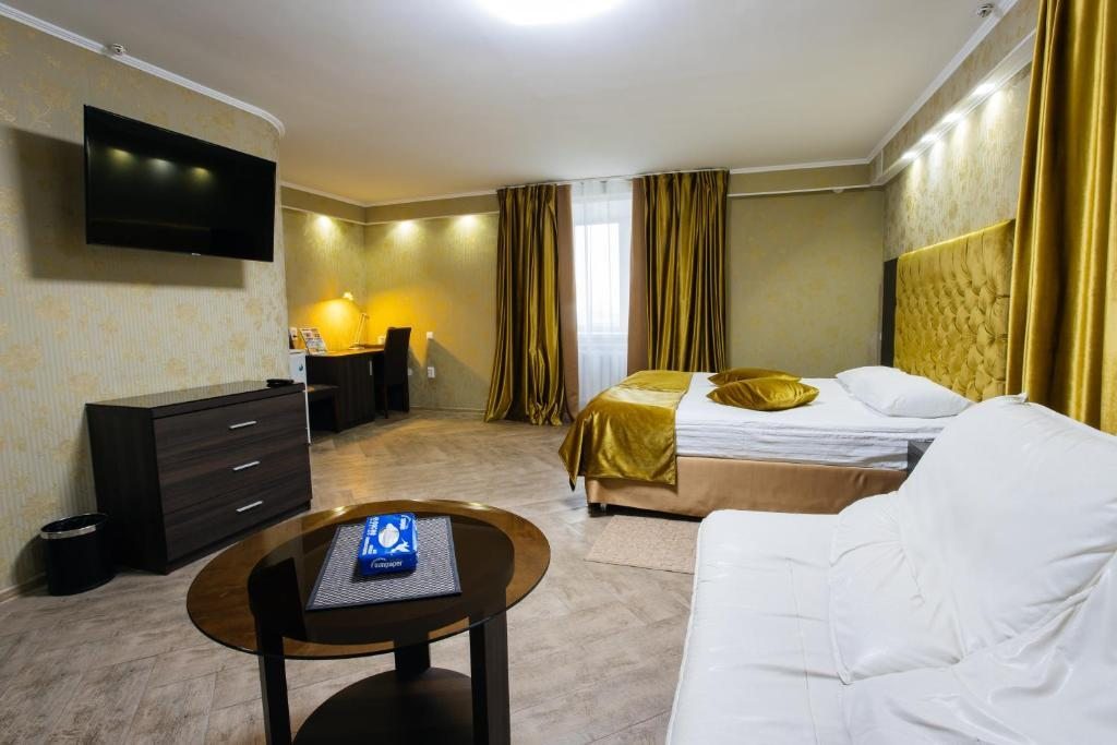 Двухместный (Большой двухместный номер с 1 кроватью или 2 отдельными кроватями) отеля Остров, Костанай