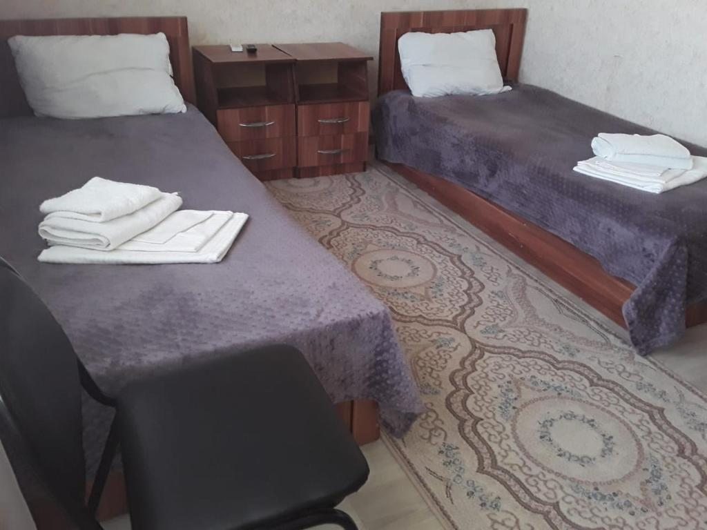 Двухместный (Двухместный номер с 2 отдельными кроватями и душем) санатория Сарыагаш Су