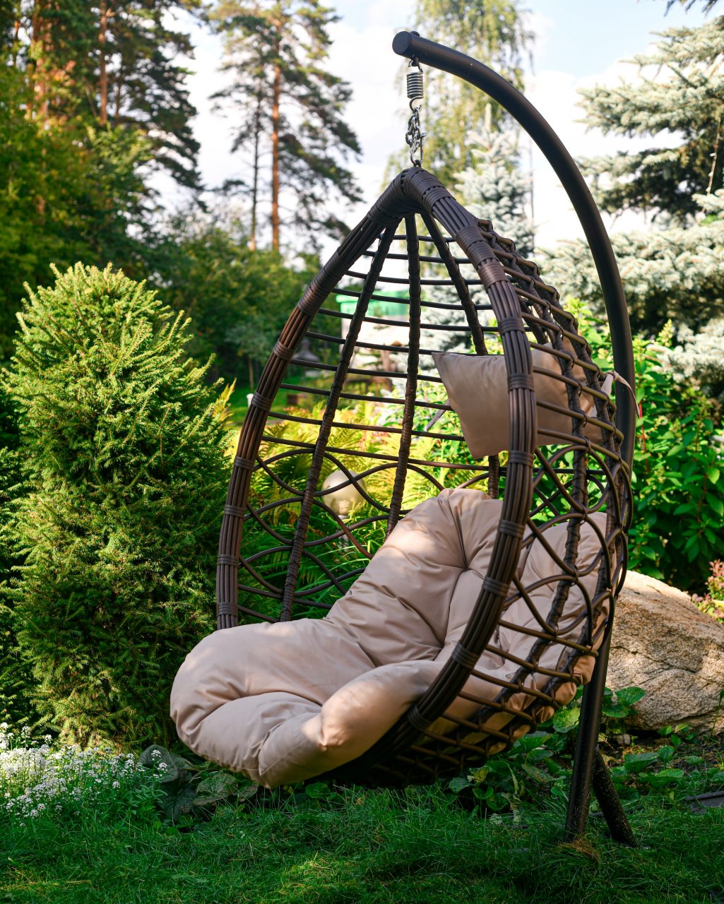 территория возле беседки с мангалом