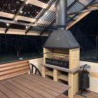 Беседка с мангальной зоной