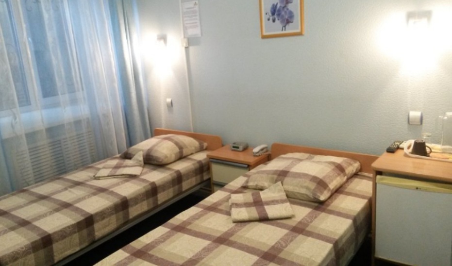 Двухместный (Стандарт, с двумя кроватями) гостиницы Милена, Казань