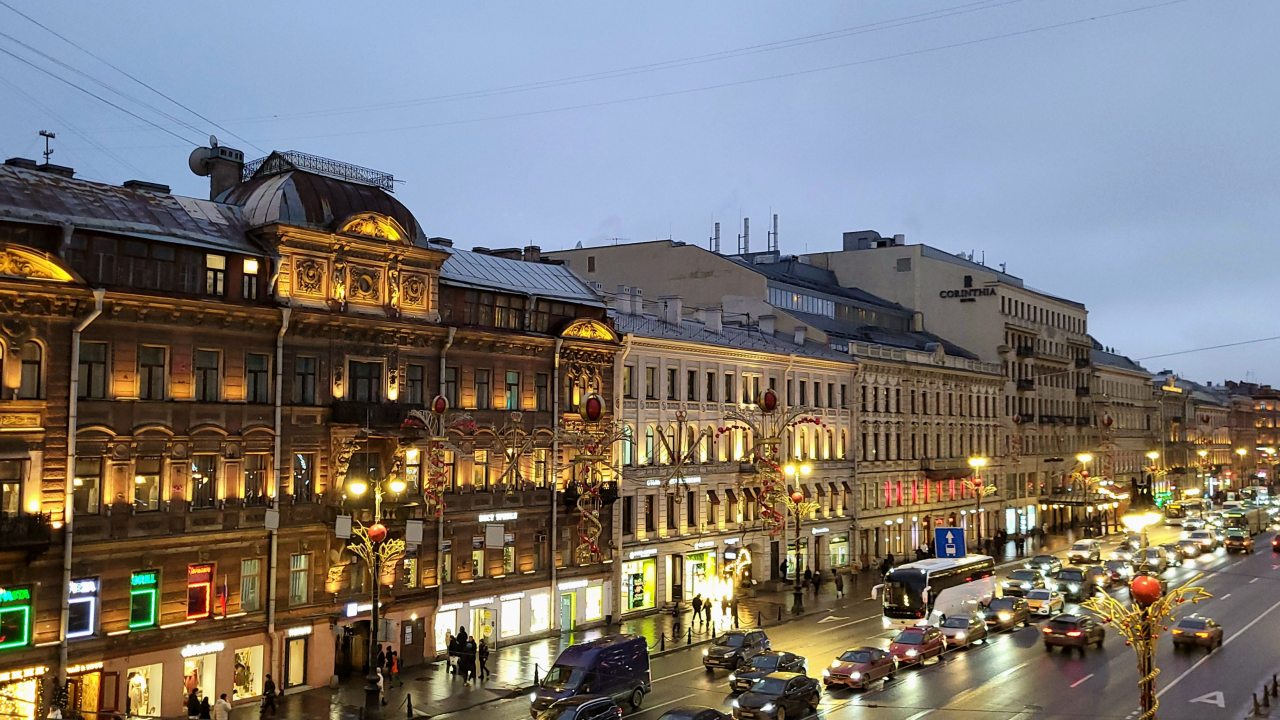 Двухместный (Улучшенный, С видом на пр. Невский), Отель Агни